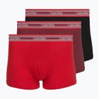 Pánske boxerky Calvin Klein LV00NB4615 Trunk black/established red/goji berry