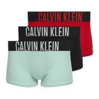 Pánske boxerky Calvin Klein 000NB3775A Trunk black/goji berry/aqua blue