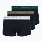 Pánske boxerky Tommy Hilfiger Trunk WB 3 pack nb//white/orna green/utility olive