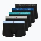 Pánske boxerky Tommy Hilfiger Trunk black/ant silver/ves blue/opu bl/haz te
