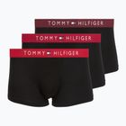 Pánske boxerky Tommy Hilfiger Trunk WB 3 pack medium red/rasp juice/burgundy