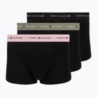 Pánske boxerky Tommy Hilfiger Trunk WB 3 pack utility sage/black/bonita pink