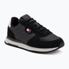 Pánske topánky Tommy Jeans Runner Flag Mix washed black/stratus grey