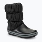 Dámske snehové topánky Crocs Winter Puff black/charcoal