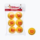 Detské tenisové loptičky Wilson Starter Tour Foam Tball 6 ks žltá WRZ259300