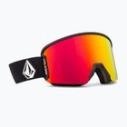 Lyžiarske okuliare Volcom Garden 2 matte black/red chrome/yellow