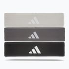 Súprava posilňovacích gúm adidas Resistance Band 3 ks black/grey/white