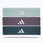 Súprava posilňovacích gúm adidas Resistance Band 3 ks green/ violet/ blue