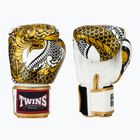 Boxerské rukavice Twins Special Fancy FBGVL3-52 white/gold