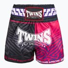 Tréningové šortky Twins Special Muay Thai Twins Maze brown/pink/blue/white