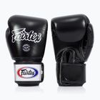 Fairtex Universal Priedušné čierne boxerské rukavice