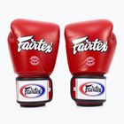 Fairtex Universal Priedušné červené boxerské rukavice