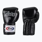 Boxerské rukavice Fairtex Super Sparring - Locked Thumb black