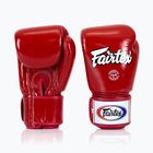 Boxerské rukavice Fairtex Super Sparring - Locked Thumb red