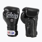 Štýlové boxerské rukavice Fairtex Angular Sparring - s uzamknutým palcom čierne