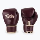 Boxerské rukavice Fairtex Real Leather Boxing maroon