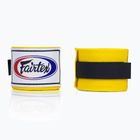 Fairtex Handwraps boxerské obväzy 300 cm žlté
