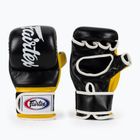 Fairtex Super Sparring Grapplingové rukavice čierna/žltá