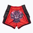 Detské boxerské šortky Fairtex BSK2108 'Silent Warrior' červené