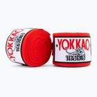 Boxerské bandáže YOKKAO Premium červené HW-2-2