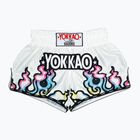 Pánske tréningové šortky YOKKAO Flames CarbonFit white