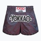 Pánske tréningové šortky YOKKAO Lunar Muay Thai iridescent blue grey