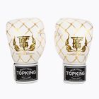 Boxerské rukavice Top King Boxing Chain white/gold
