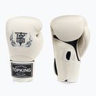 Top King Muay Thai boxerské rukavice Super Air white