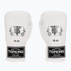 Boxerské rukavice Top King Muay Thai Pro biele