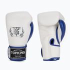 Boxerské rukavice Top King Boxing Reborn white/blue