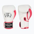 Boxerské rukavice Top King Boxing Reborn white/pink