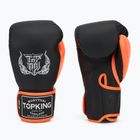 Boxerské rukavice Top King Reborn Boxing Semi Leather white/orange