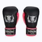 Boxerské rukavice Top King Reborn Boxing Semi Leather black/pink