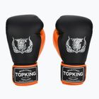 Boxerské rukavice Top King Reborn Boxing Semi Leather black/orange