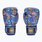 Boxerské rukavice Top King Boxing Wild Tiger black/blue