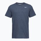 Pánske tričko Nike Dri-Fit smokey obsidian heather/matte silver