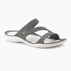 Šľapky  dámske Crocs Swiftwater Sandal W smoke/white