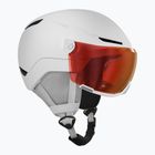 Detská lyžiarska prilba Atomic Revent Visor Jr white heather/red flash