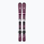 Detské zjazdové lyže + viazanie Atomic Maven Jr 100-120 + C5 GW red plum