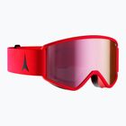 Lyžiarske okuliare Atomic Savor WC L HD red tension/pink copper hd