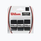 Obal na tenisovú raketu Wilson Pro Overgrip 3 ks čierny WRZ4014BK