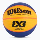 Basketbalová lopta Wilson Fiba 3x3 Replica RBR modrá/žltá veľkosť 6