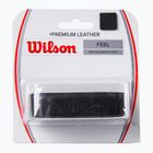 Kožená omotávka na tenisovú raketu Wilson Premium Leather Grip čierna WRZ470300+