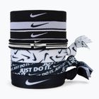 Nike Zmiešané gumičky do vlasov 9 ks biele a čierne N0003537-036