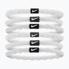 Gumičky do vlasov Nike Flex 6 ks biela/čierna/biela