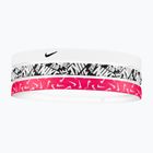 Čelenky s potlačou Nike 3 ks biela/veľkonočná ružová/čierna