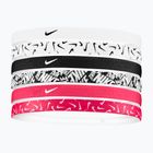Čelenky Nike s potlačou 6 ks biela/východná ružová/čierna