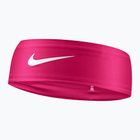 Čelenka Nike Dri-fit Fury Classic Headband vivid pink/white/white