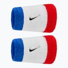 Potítka Nike Swoosh Classic Doublewide Wristbands 2 ks Game Royal/University Red/Black