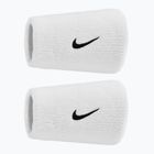 Potítka Nike Swoosh Classic Doublewide Wristbands 2 ks white/black